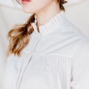 Voloshin Harper Blouse Sz Large NWT